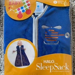 Halo sleep sack, new with tags, fleece, airplane